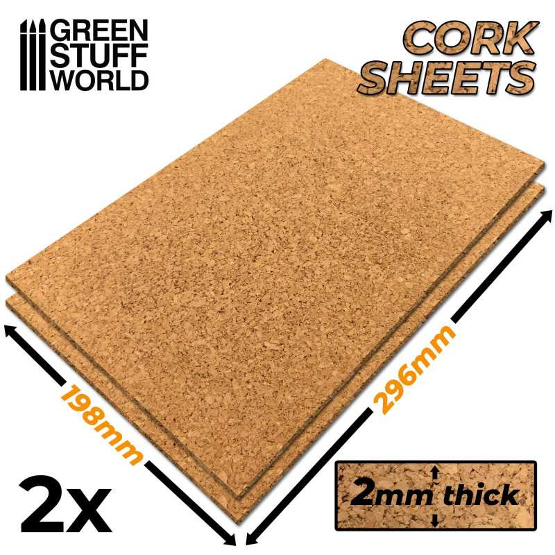 Green Stuff World: Cork Sheet in 2mm (2)