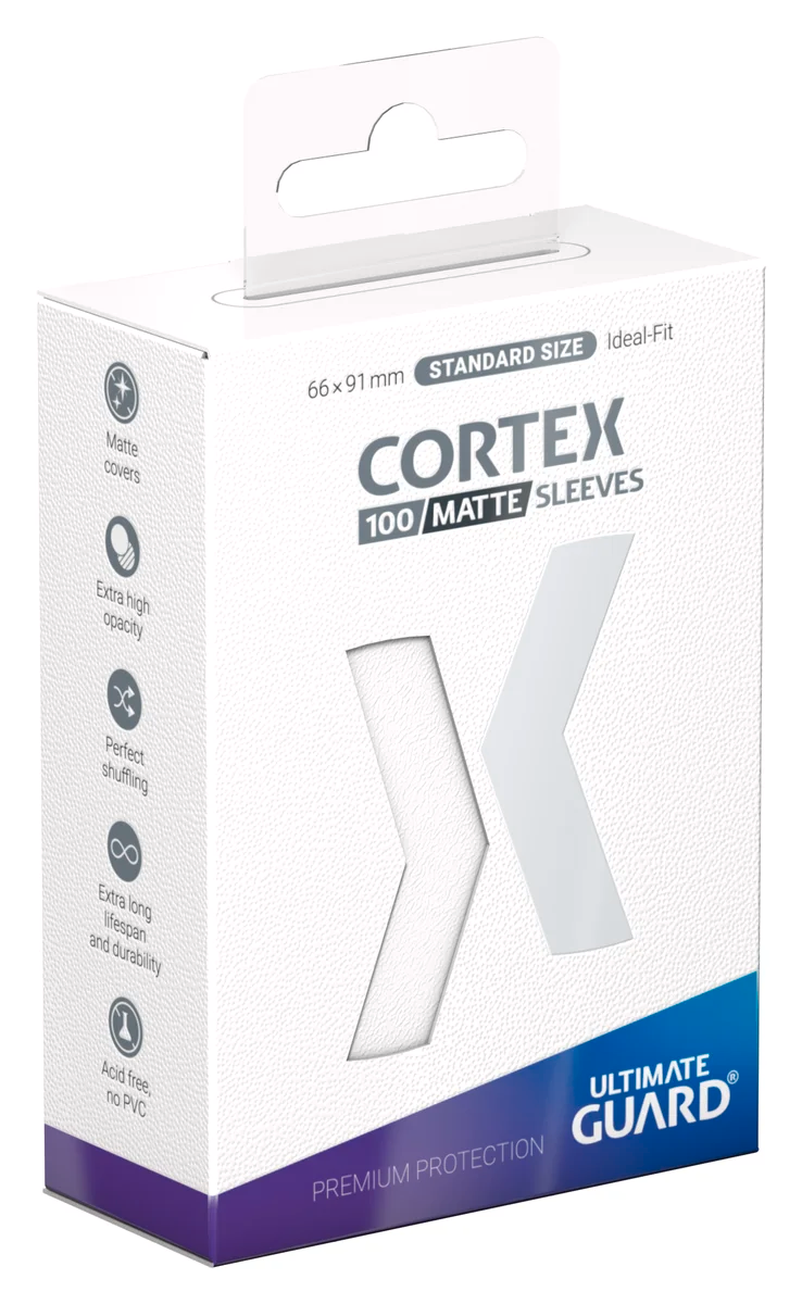 Ultimate Guard: Cortex Sleeves Matte Standard Size (100) - White