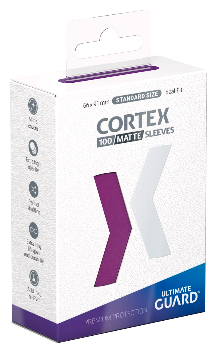 Ultimate Guard: Cortex Sleeves Matte Standard Size (100) - Purple