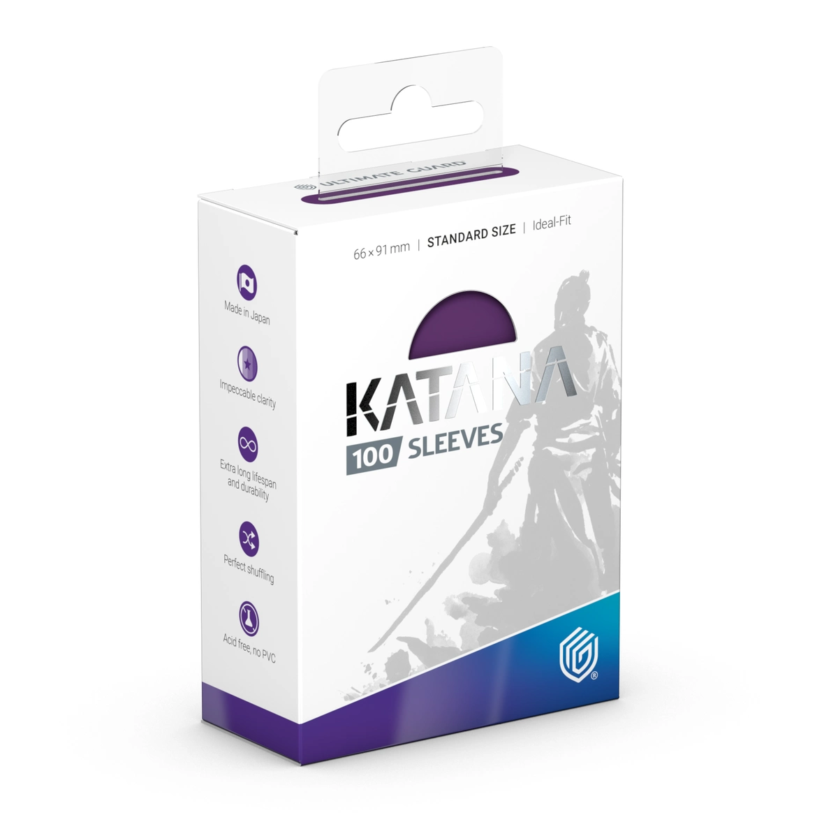 Ultimate Guard: Katana Sleeves Standard Size (100) - Iris Bloom
