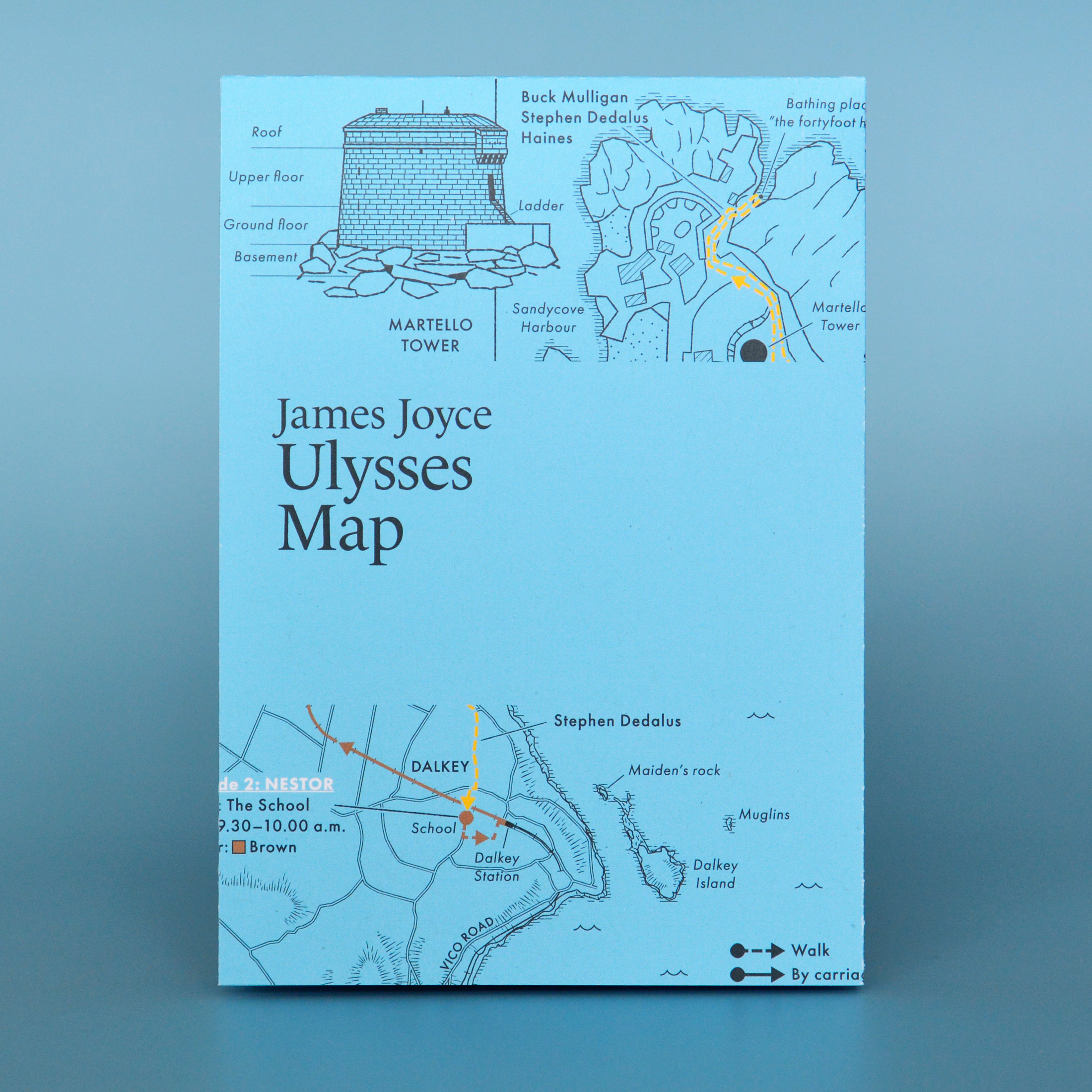 Literary Maps : James Joyce Ulysses - Litterär karta för din läsning!  - 2