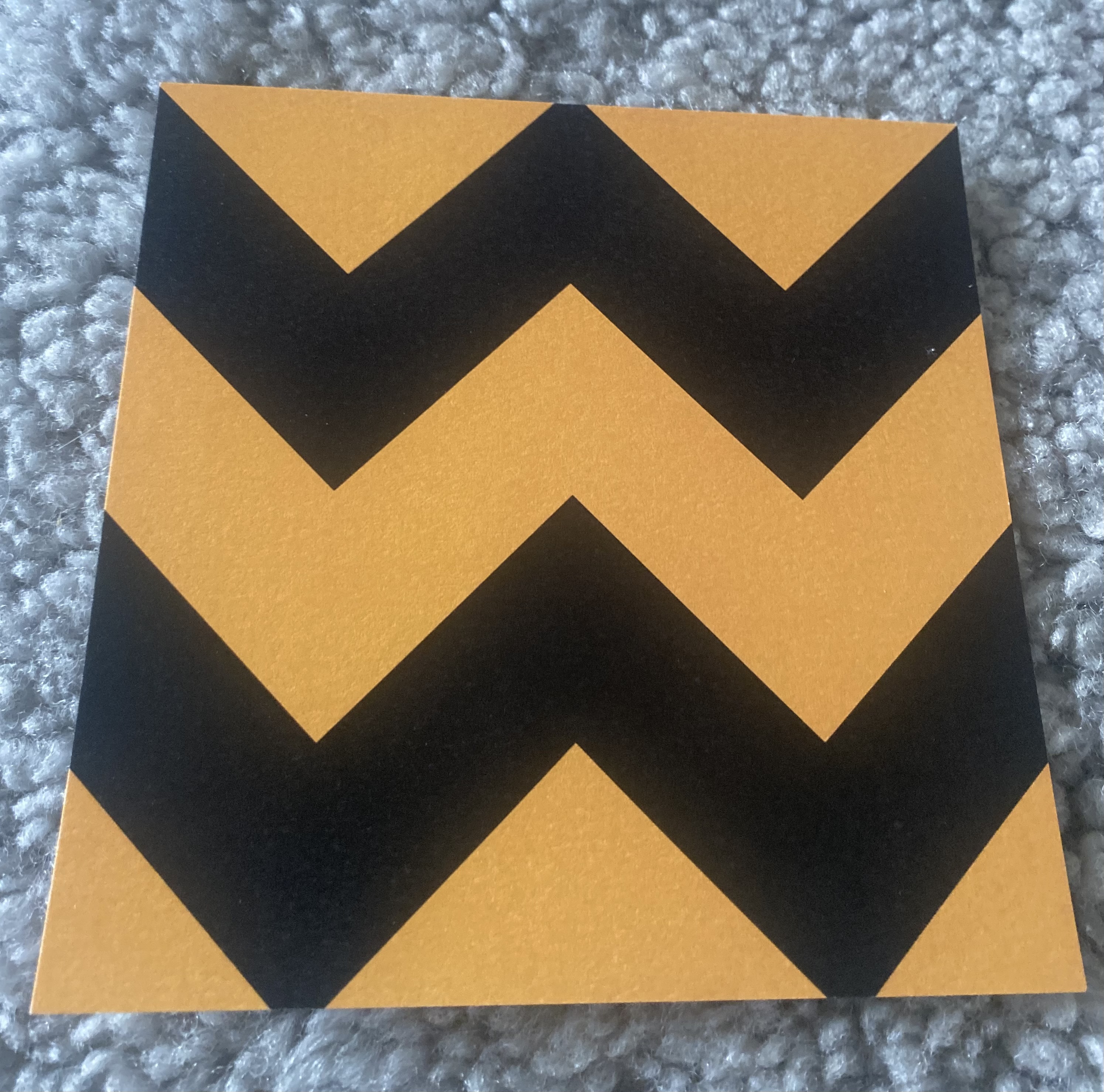 099 MP KD -Gul-orange svart chevron