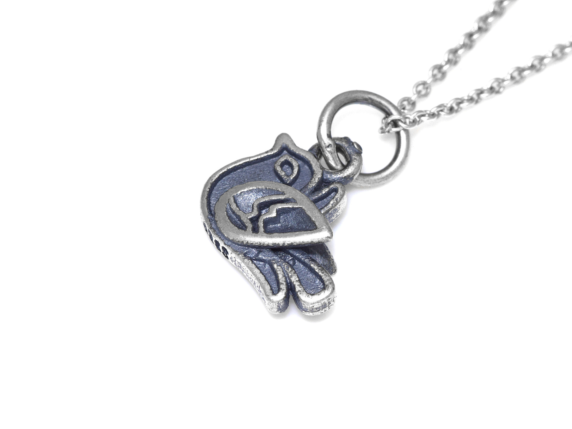Duva Halsband i Äkta 925 Silver, Fred Hänge, Fredsduva Accessoar, Fågel Smycke - 3