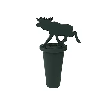 Bottle stopper - Moose, black
