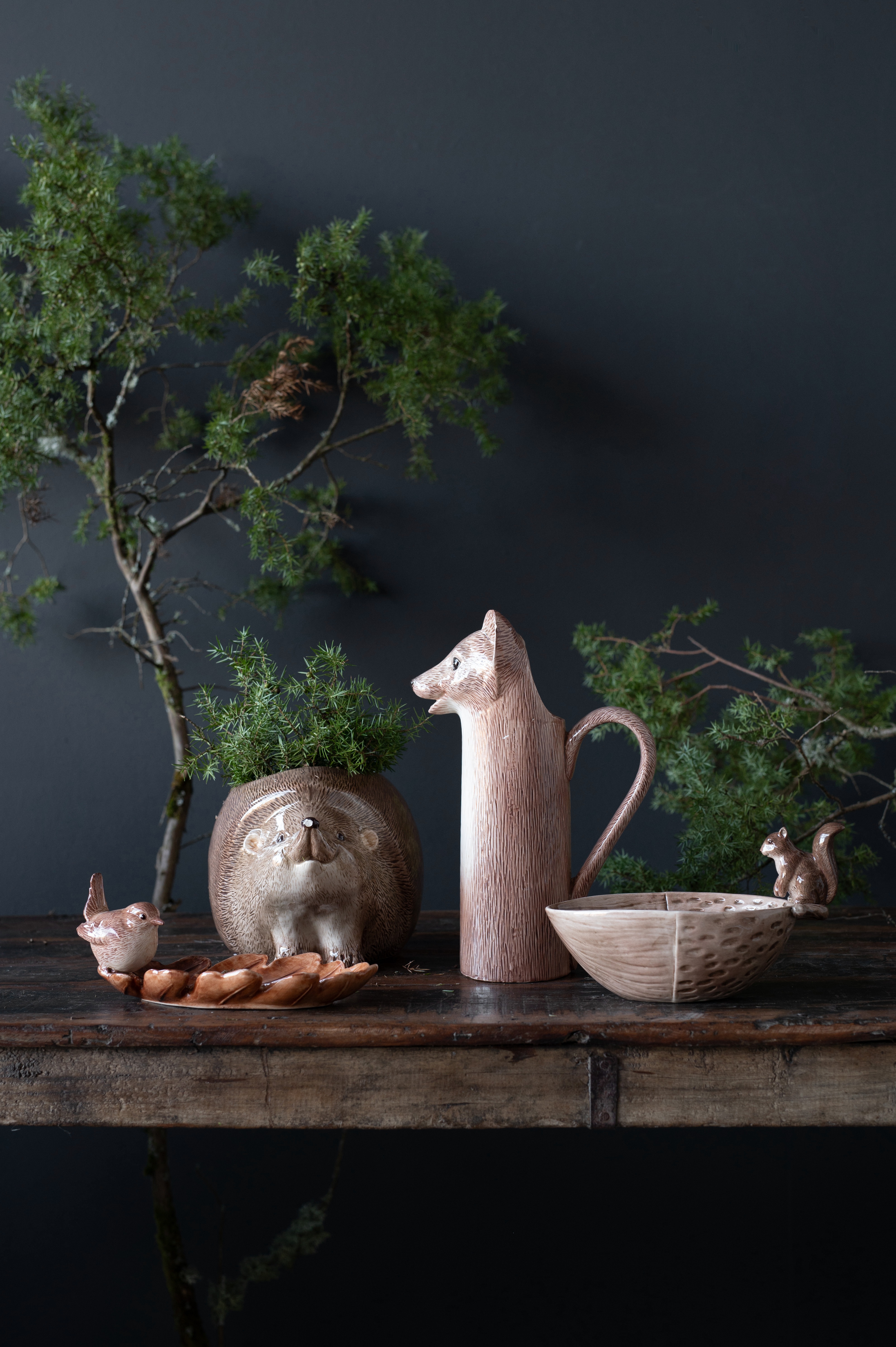 Kanna -  Räv - Keramik - 27 cm - 2