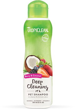 TropiClean - Shampoo Deep Cleaning Berry Coconut 355ml