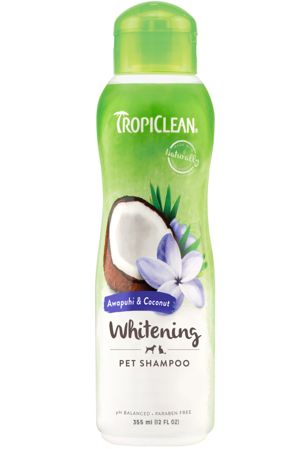 TropiClean - Shampoo Whitening Awapuhi Coconut 355ml