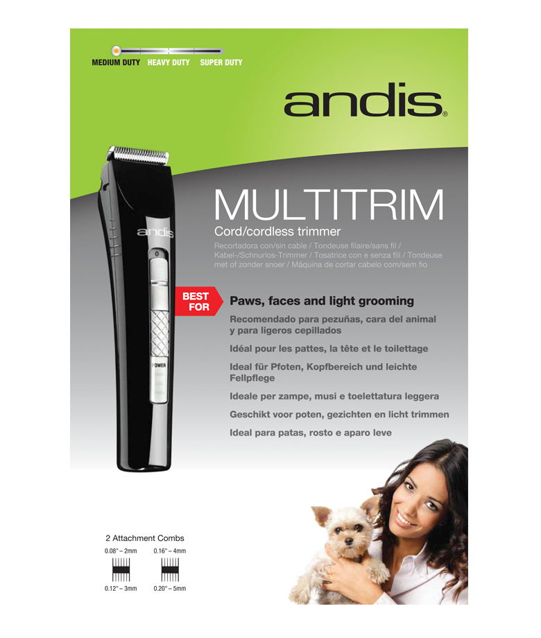Andis - Multitrim detaljtrimmer - 3
