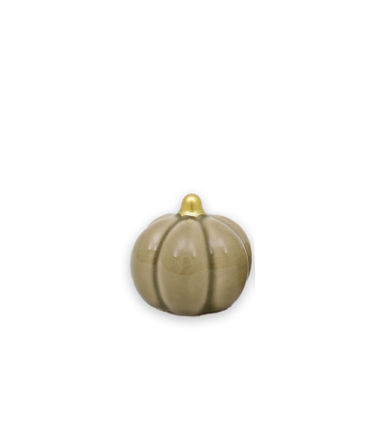 Pumpa sage liten rund 5,5*3,5 cm keramik
