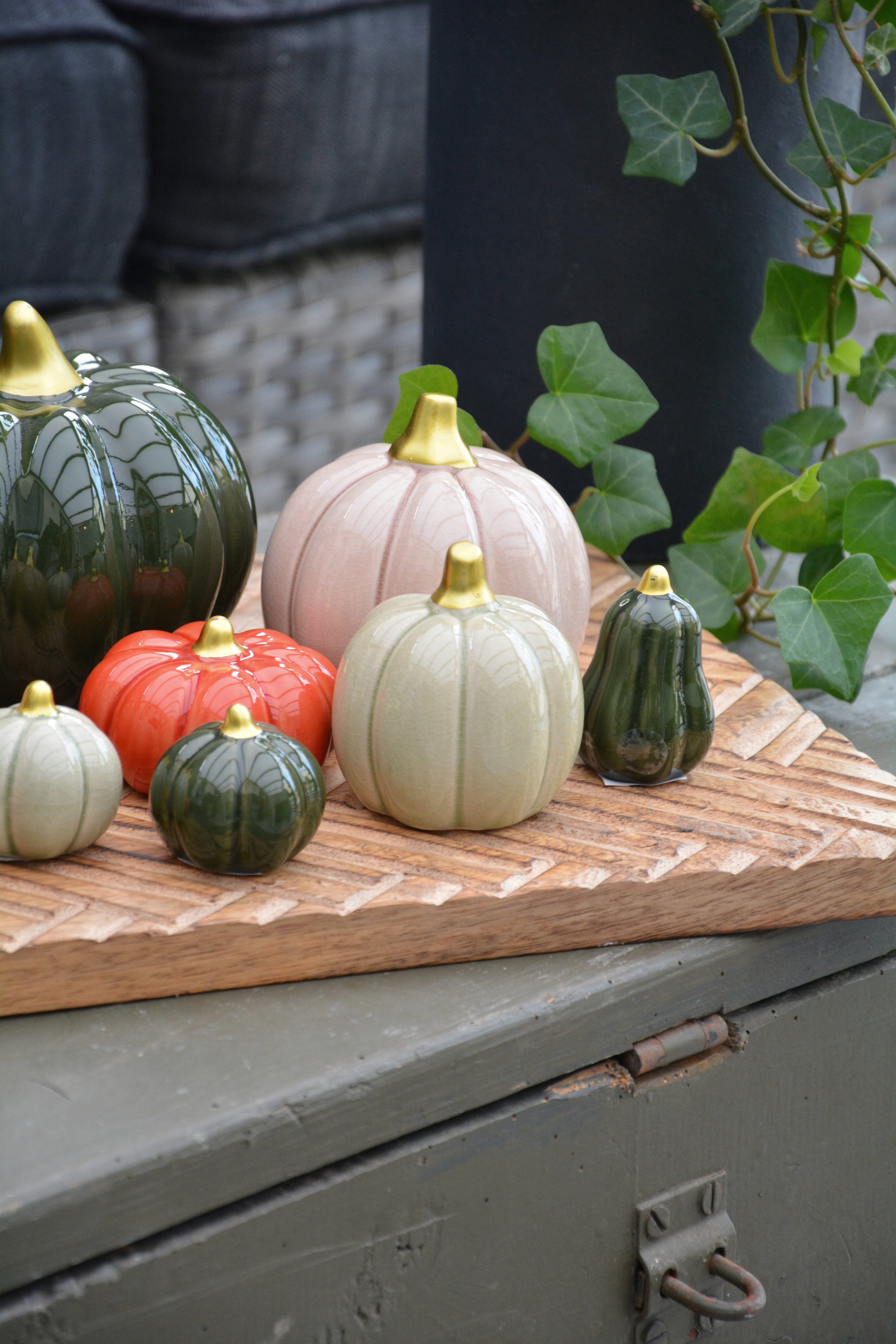Pumpa sage mellan 7,5 * 8 cm keramik