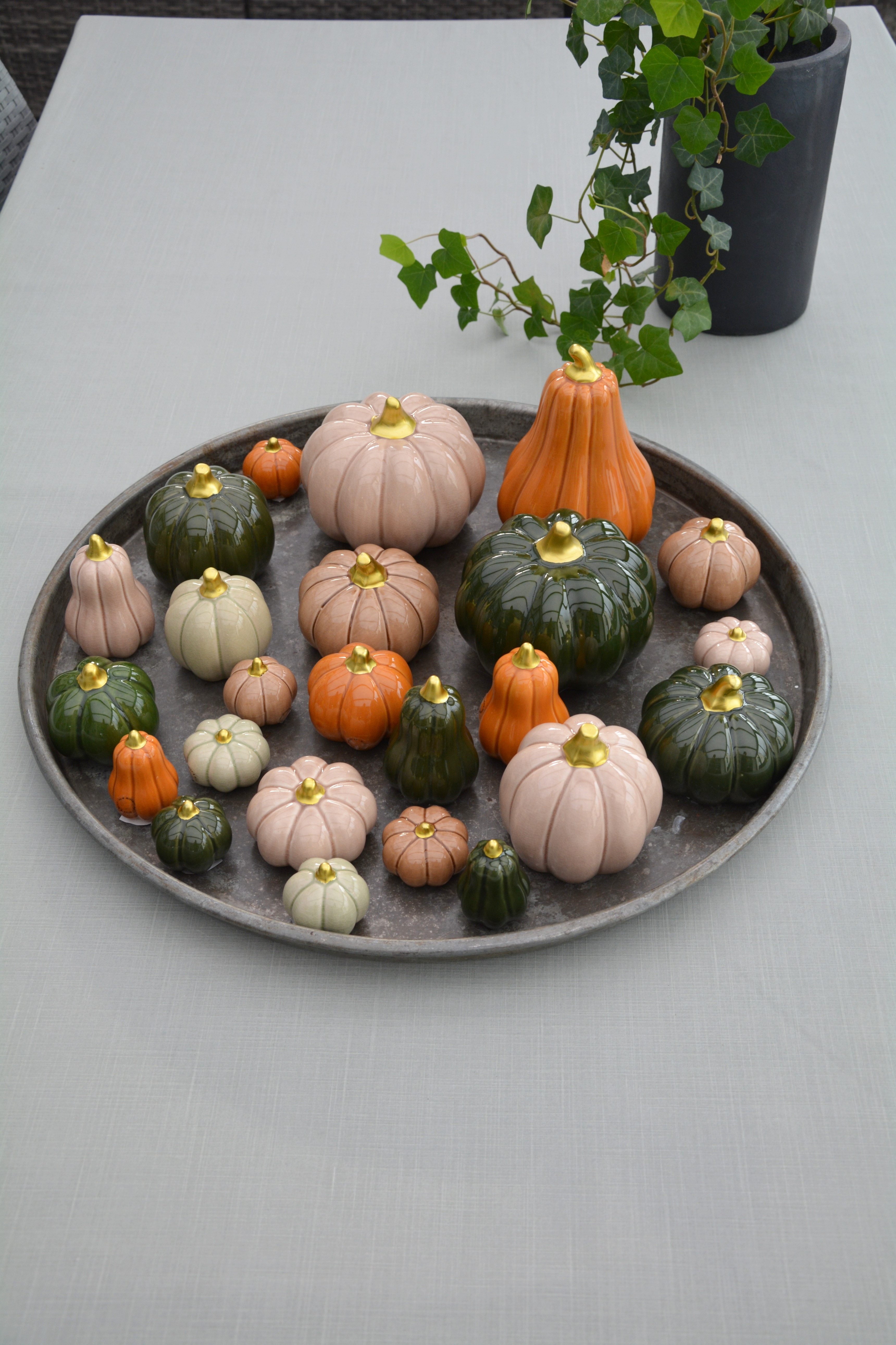 Pumpa sage mellan 7,5 * 8 cm keramik - 5