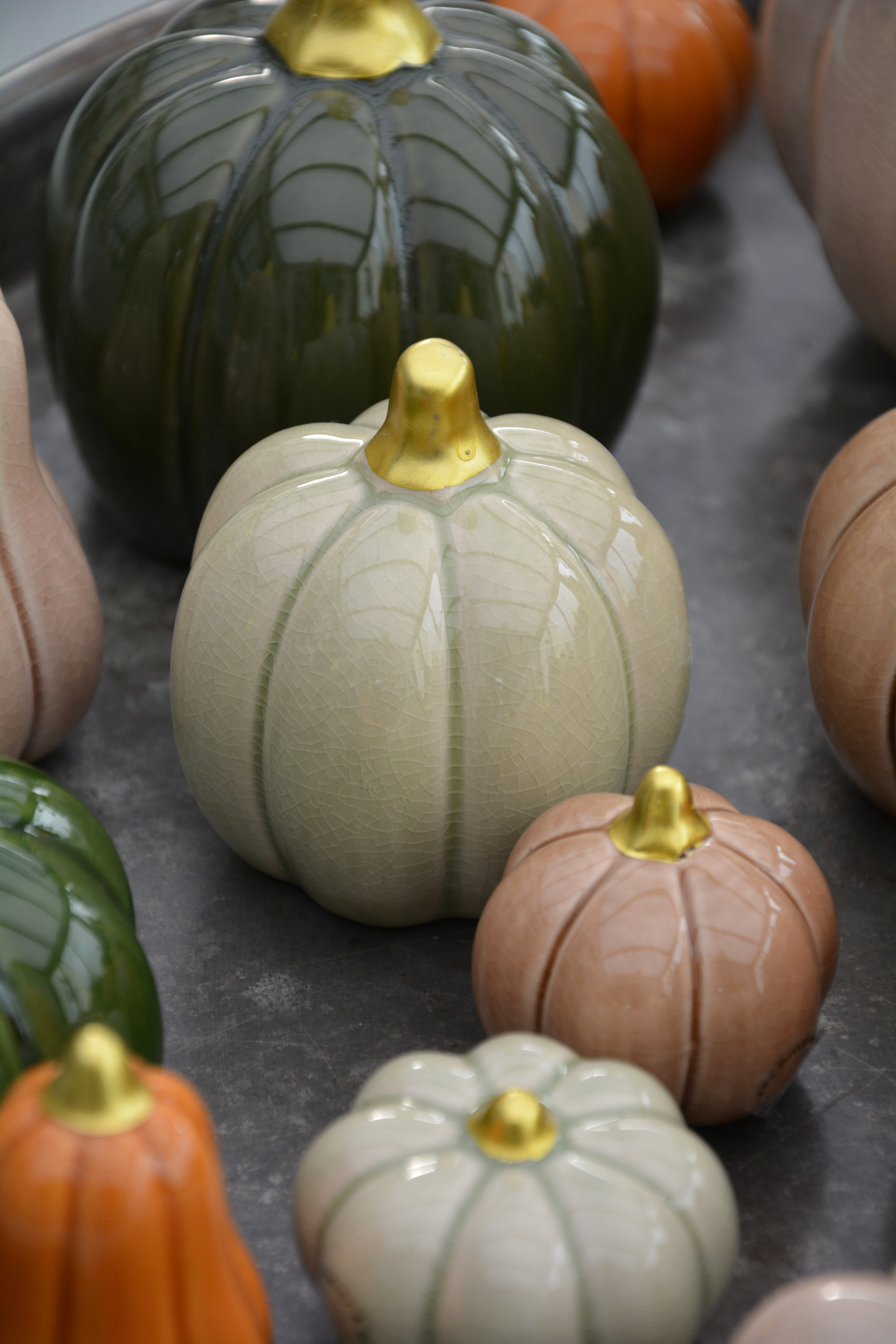 Pumpa sage mellan 7,5 * 8 cm keramik