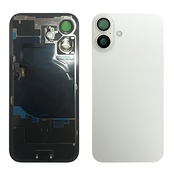 iPhone 16 Plus Baksida med NFC samt tejp - Vit
