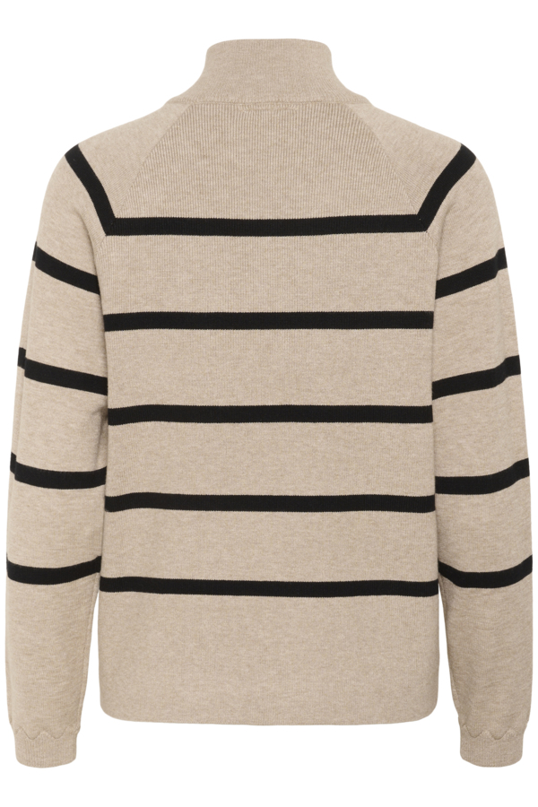 CRDELA BUTTON PULLOVER - COBBELSTONE MELA - CREAM - 5