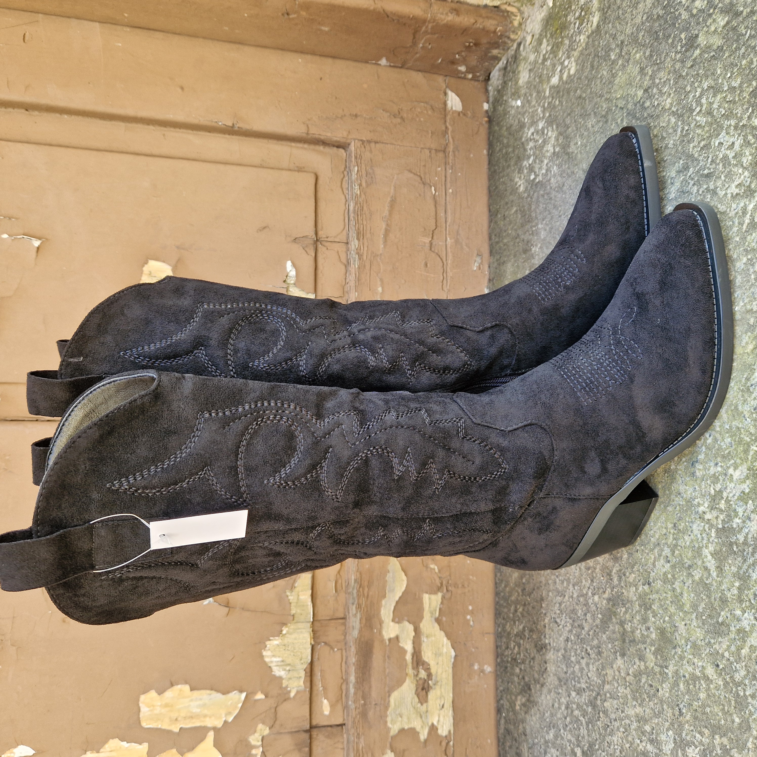 Cowboy boots svarta