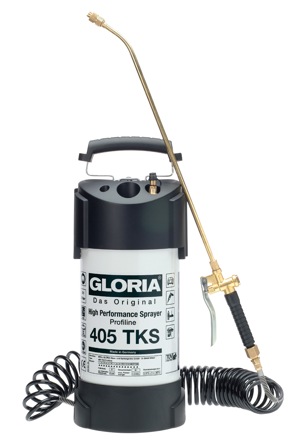 KONCENTRATSPRUTA 405 TKS 5 LITER SPIRALSLANG