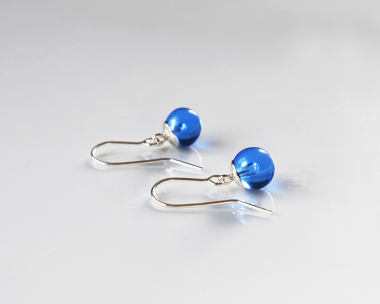 UDDEN SKY - light blue earrings hook - 2