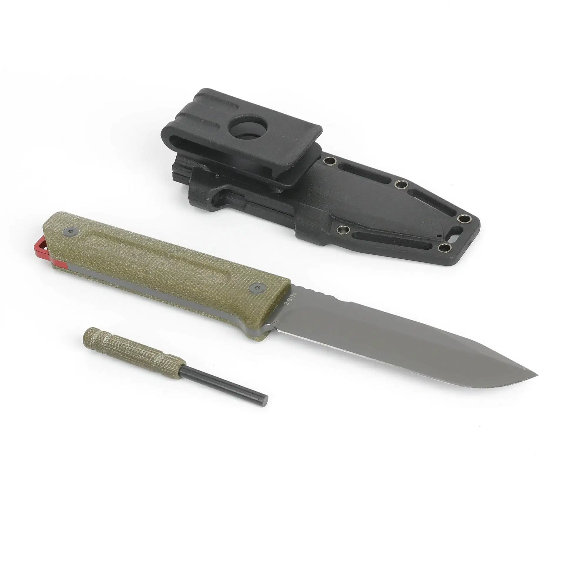 SwissTech - Stålkniv, fast blad - 2