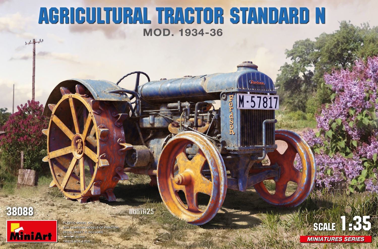 1/35 Fordson Agricultural Tractor Standard N Mod. 1934-36