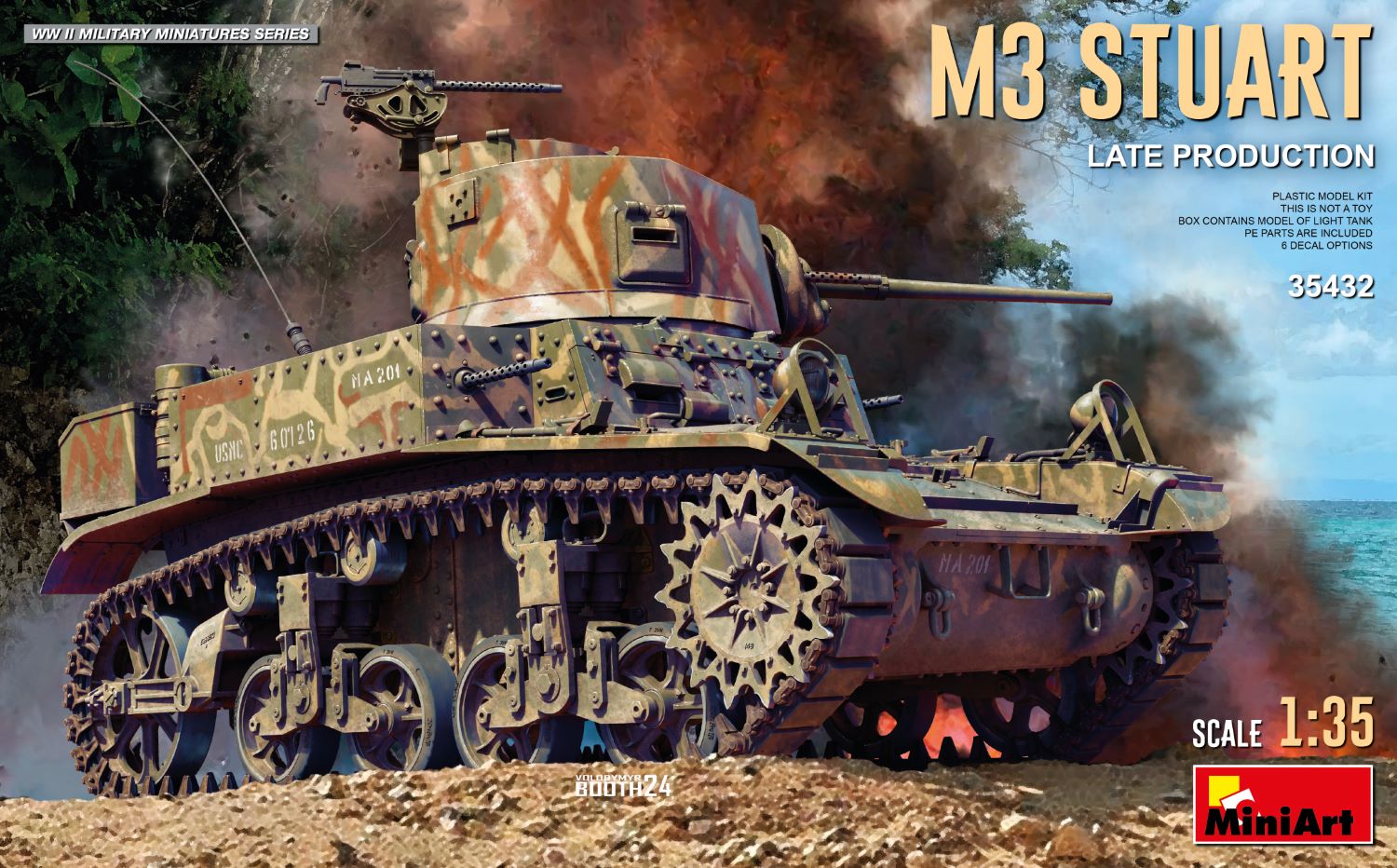 1/35 M3 Stuart Light Tank. Late Prod