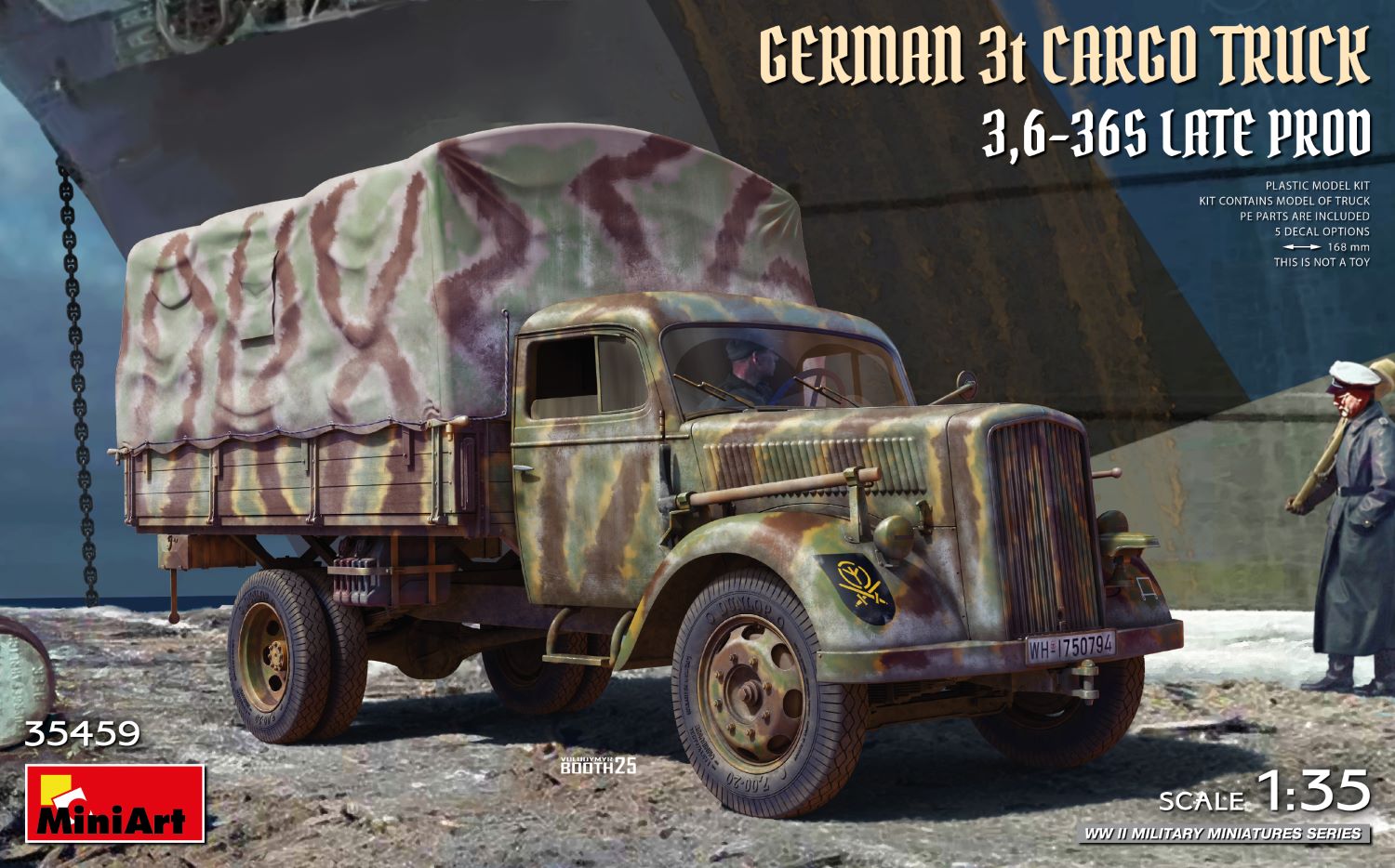 1/35 German 3t Cargo Truck  3,6-36S Late Prod
