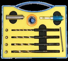 Terrace drill set 4 drills with countersink