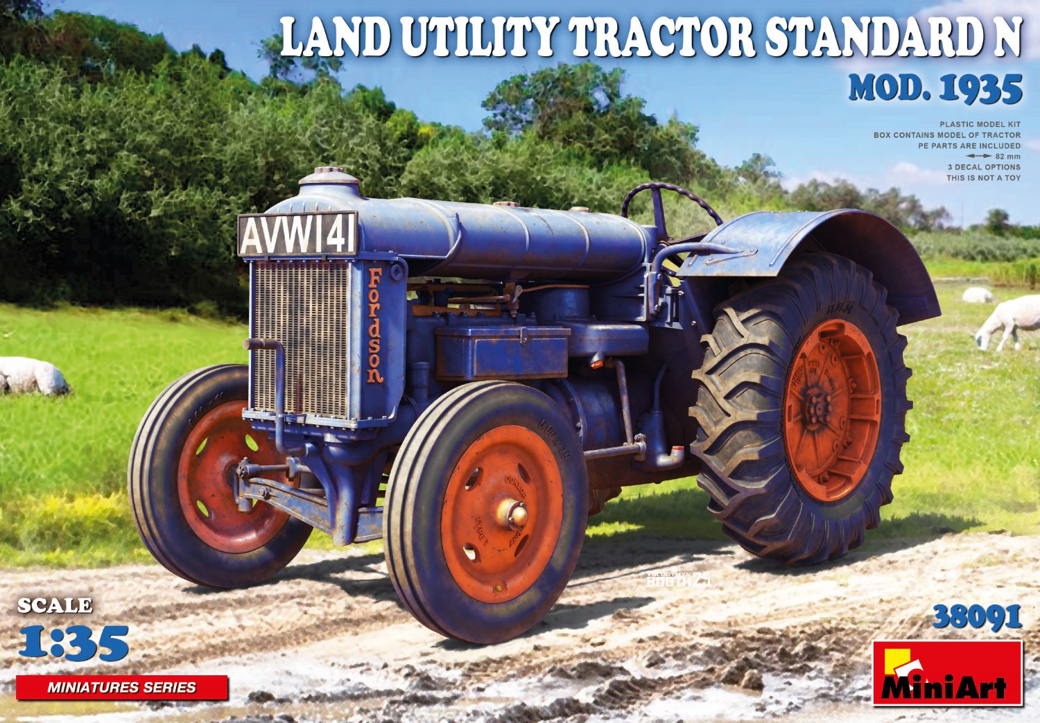 1/35 Fordson LAND UTILITY TRACTOR STANDARD N MOD. 1935