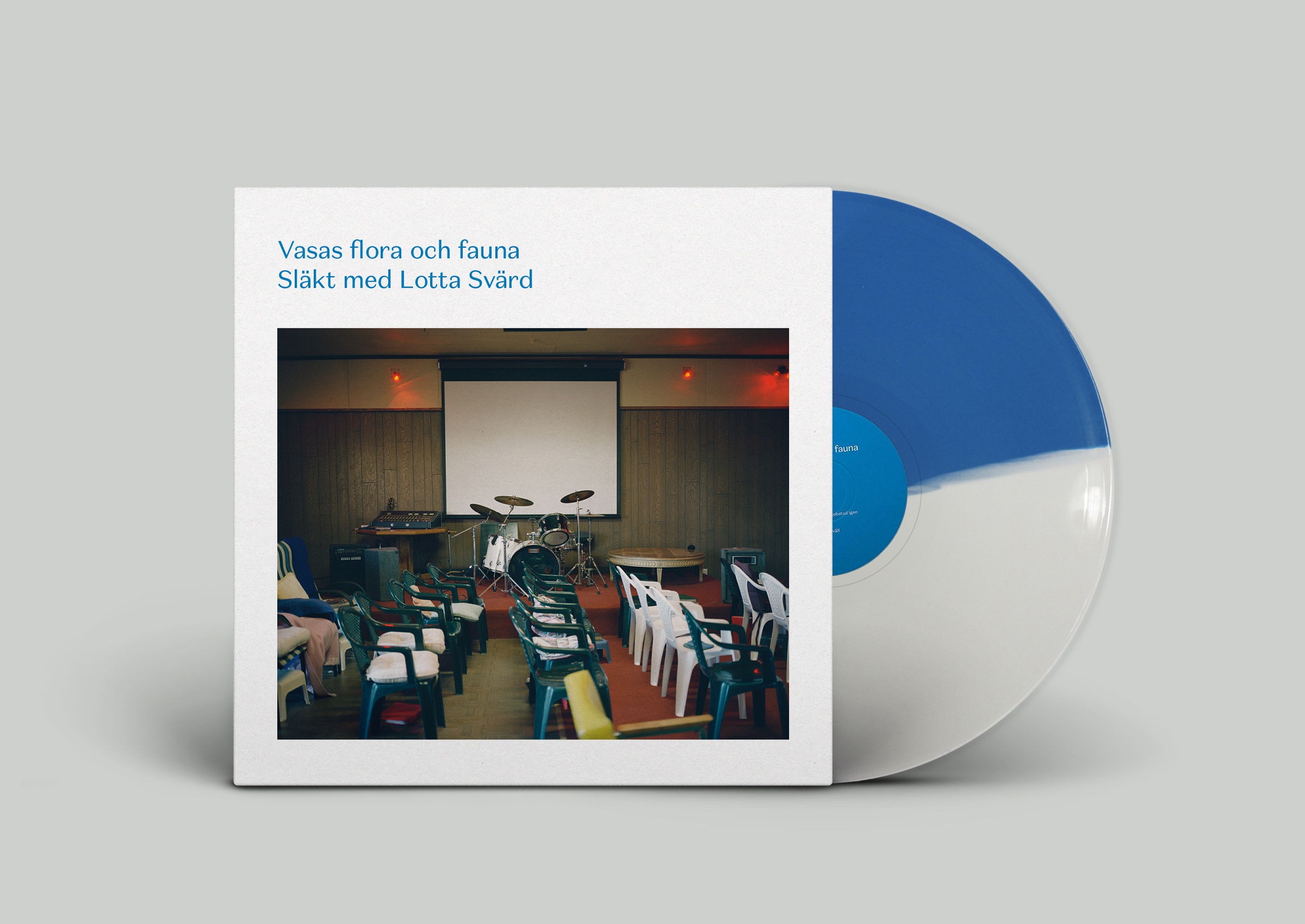 Vasas flora och fauna - Släkt med Lotta Svärd (Blå/Vit split vinyl) LP 