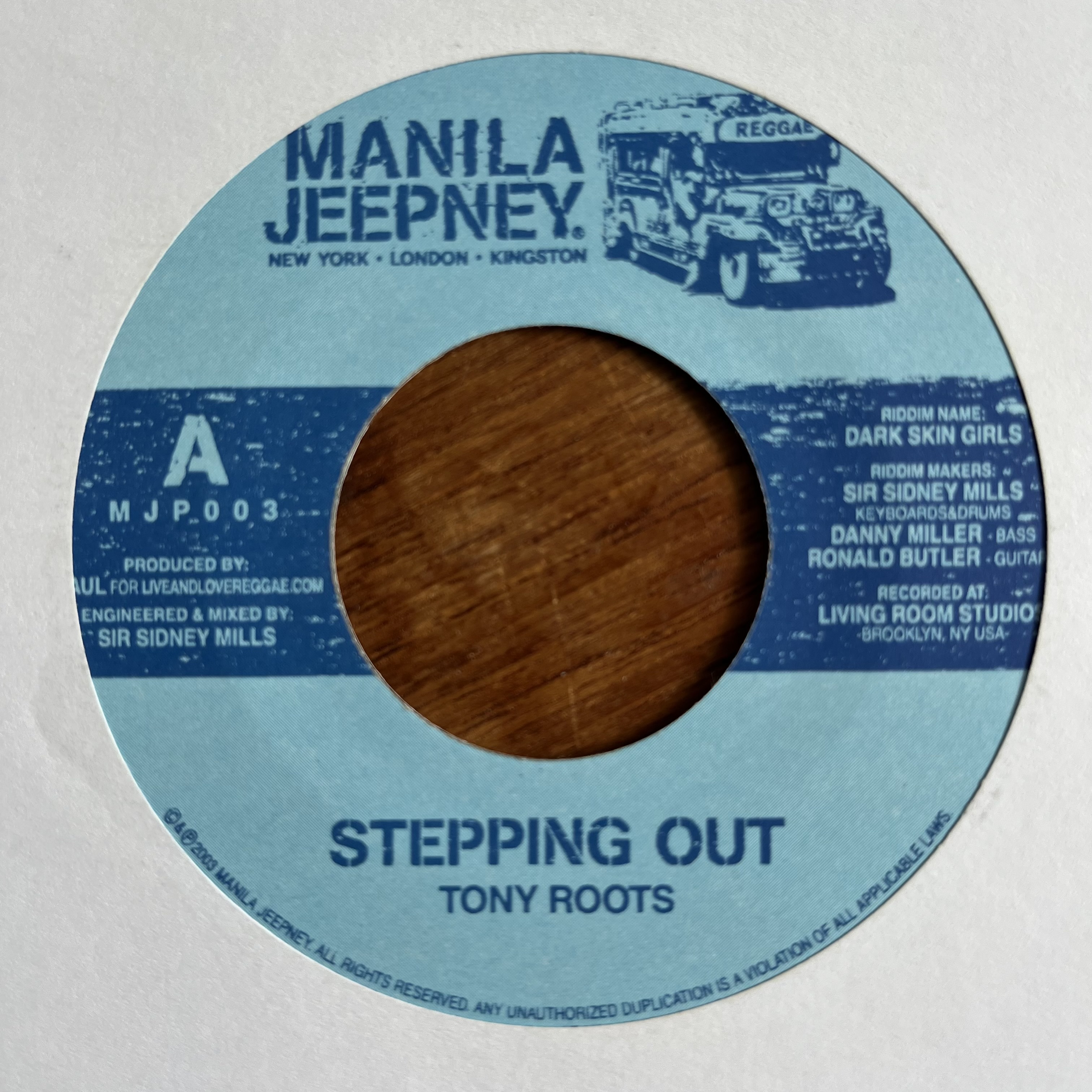 Tony Roots/Frankie Paul – Stepping Out/Just Cooling