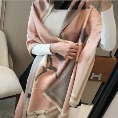 Shawl AWST Intl Equestrian Pink
