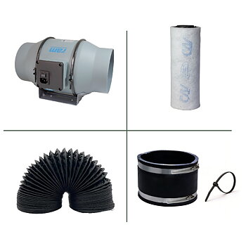 RAM Fläktpaket 125mm - 284 m³