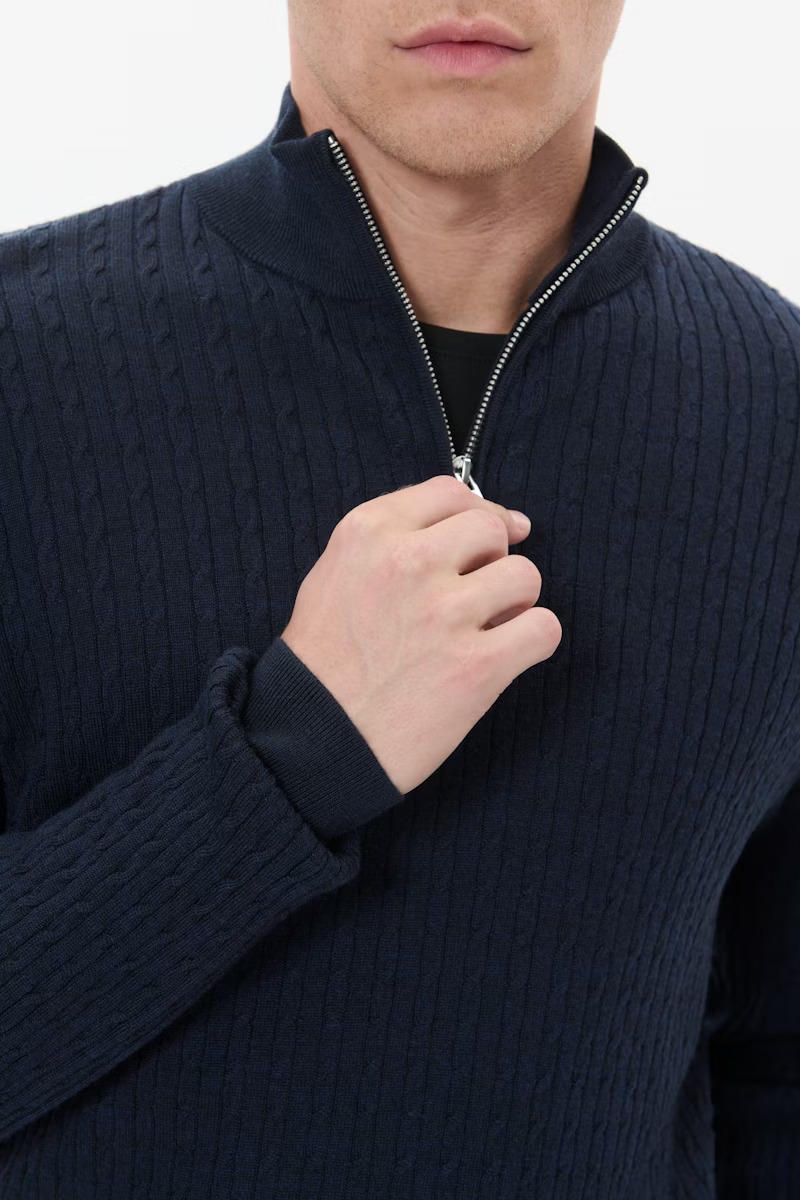 Matinique - Mason SZ Cable - Dark Navy Melange - 2