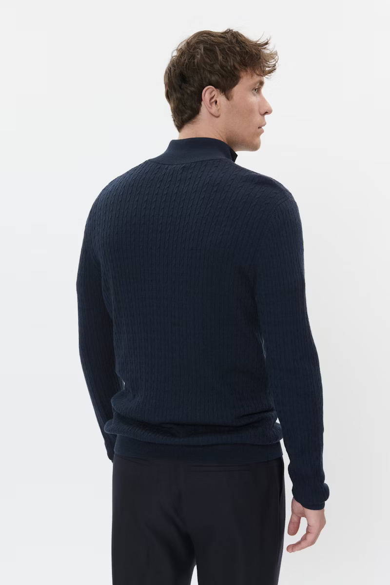 Matinique - Mason SZ Cable - Dark Navy Melange - 3