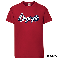 Röd t-shirt Örgryte BARN