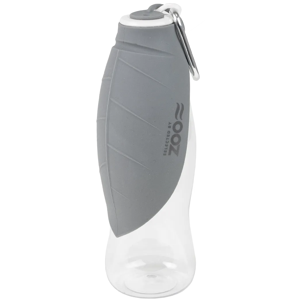 Selected by ZOO Water Bottle Leaf with Bowl, 600ml, Gray