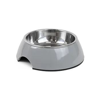Selected by ZOO Food Bowl Solid, Gray - Various sizes