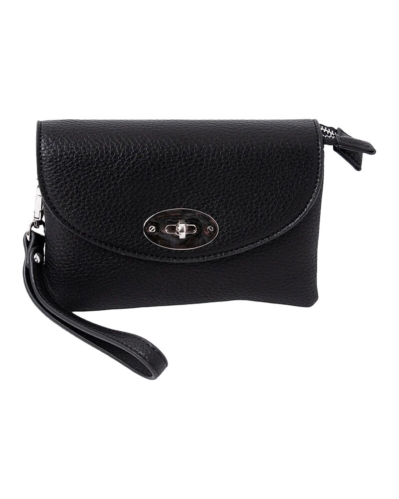 Väska Danielle clutch svart/silver