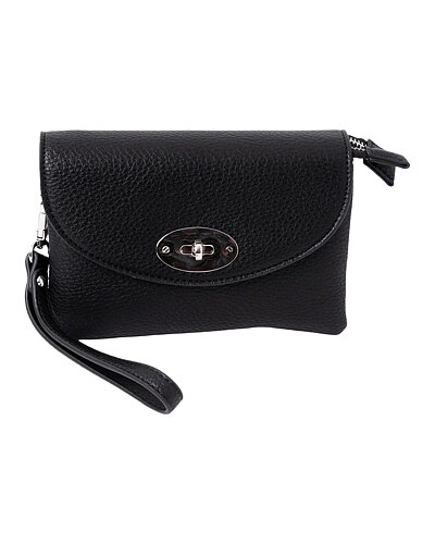 Väska Danielle clutch svart/silver