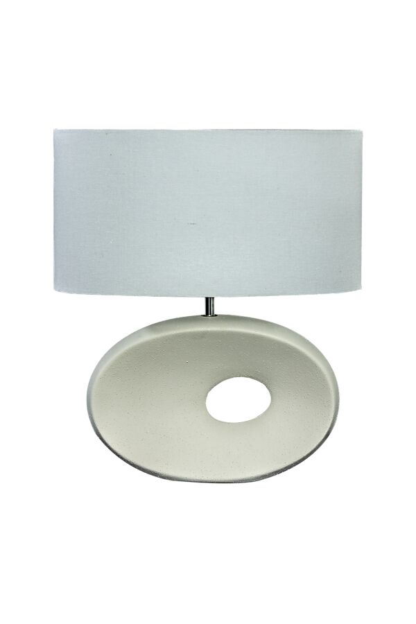 ELLIPSE bordslampa, beige/naturvit - Aneta Lighting