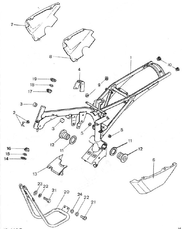 Bricka för Motorfästegummi 448, 540 - 3