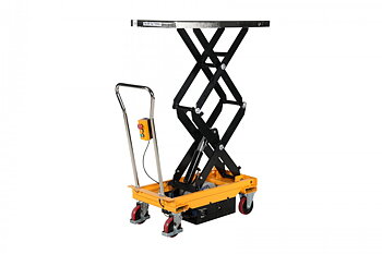 Mobilt lyftbord dubbelsax / Maxlast: 500 kg