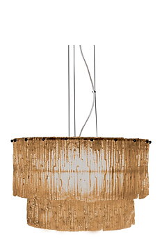 ABELONE taklampa Svart/Amber - Aneta Lighting
