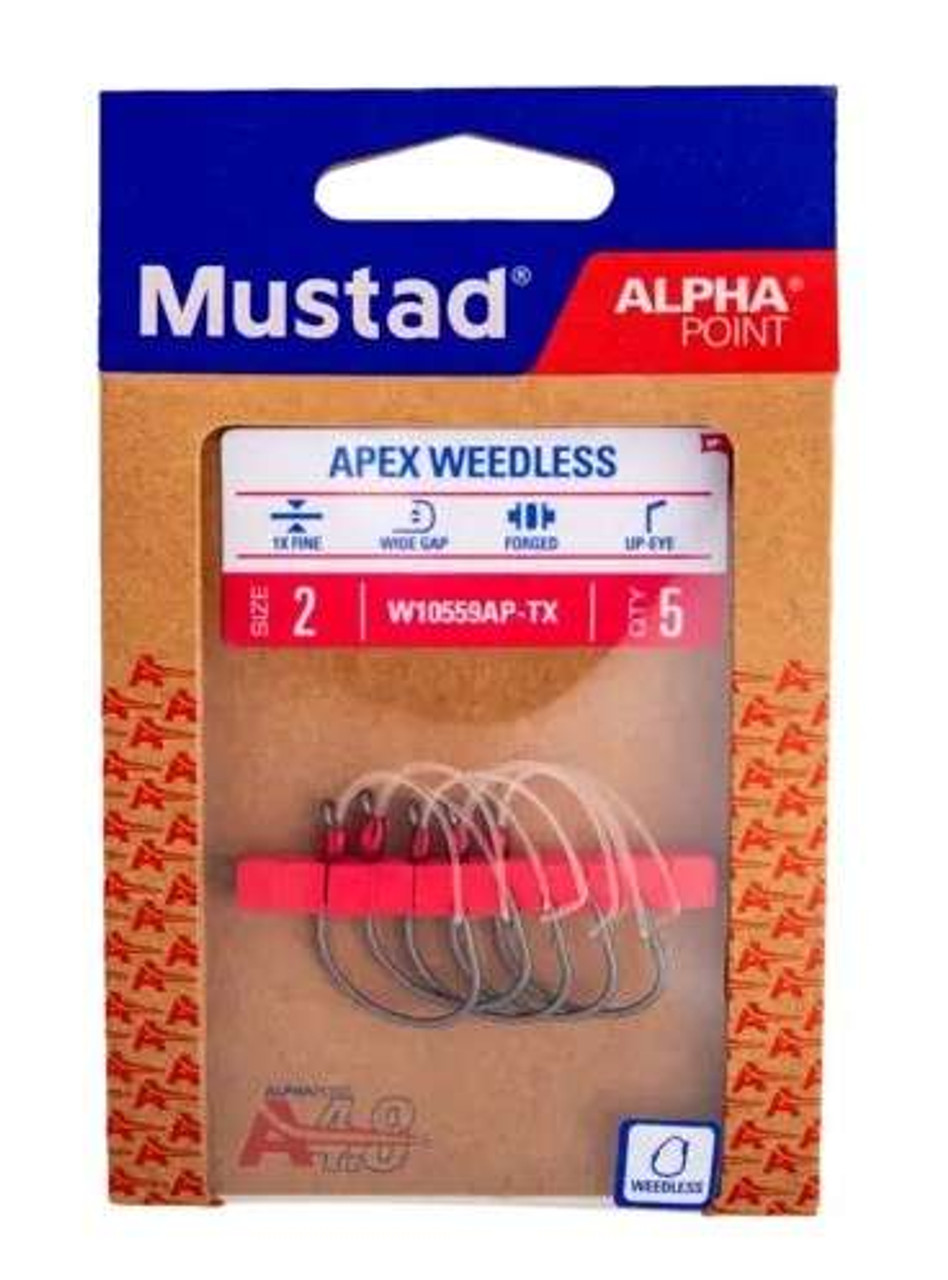 Mustad Apex Wide Weedless Dropshot krok TitanX - 2