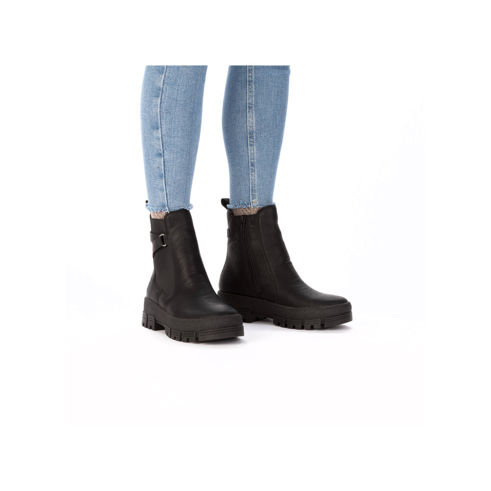 Rieker Damboots syntet varmfodrad Svart - 9