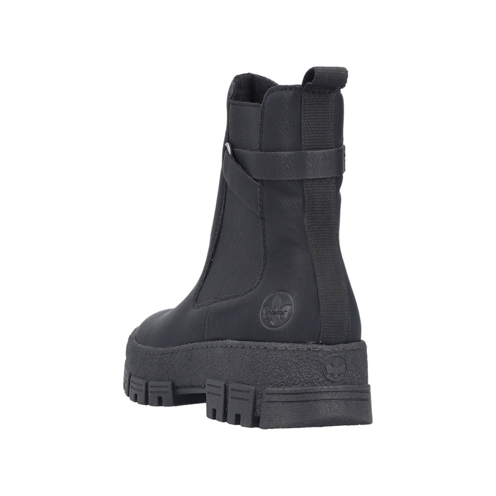 Rieker Damboots syntet varmfodrad Svart - 3