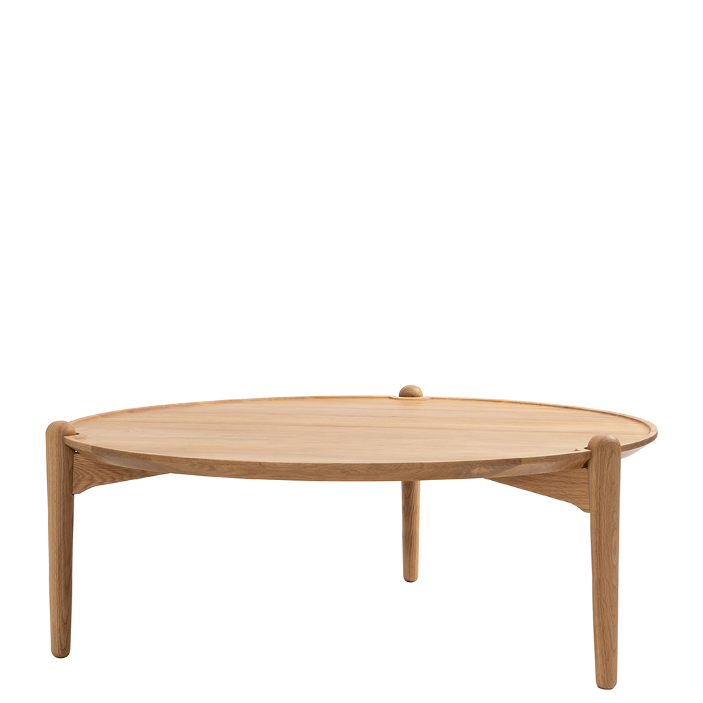 Aria Table Ø90 high oak (several choices) - Design House Stockholm