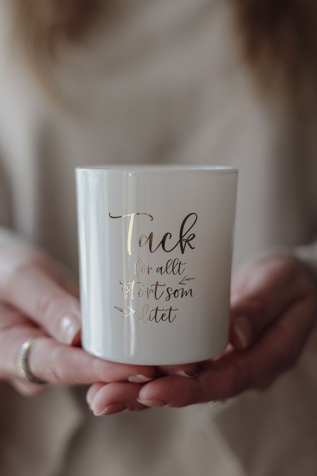 Maja Lykta  7x8 cm inkl Gåvobox -Tack för allt, stort som litet - Majas Cottage  - 2