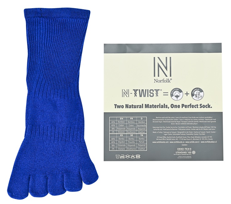 Norfolk Tåstrumpor Bambu-Bomull Twisted Toe - 3