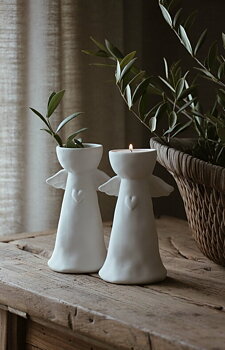 Ängla Vas / Lykta 16 cm - Majas Cottage (1 st)