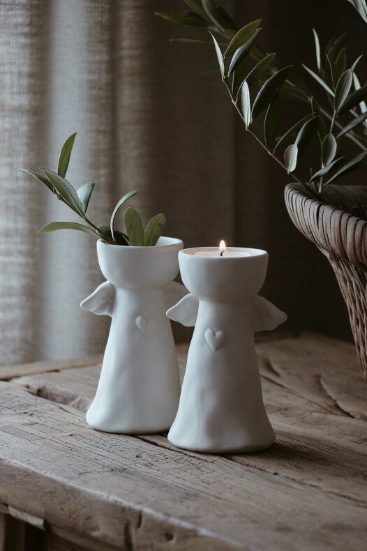 Ängla Vas / Lykta 13 cm - Majas Cottage (1 st)